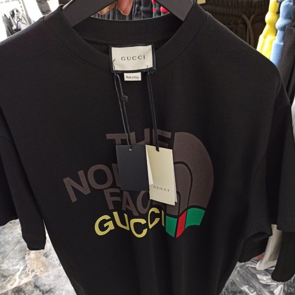 Black Color Gucci Men's T-shirt